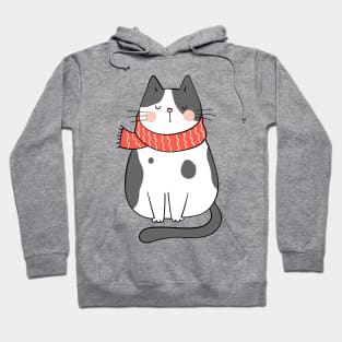 Cute Christmas Cat Hoodie